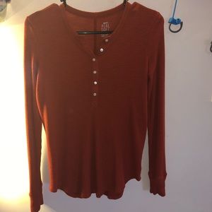 Aerie Real Soft Button Up Henley